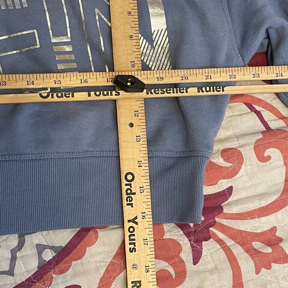 🌻Calvin Klein {M} Performance Blue Cropped Hoodie - Picture 8 of 8